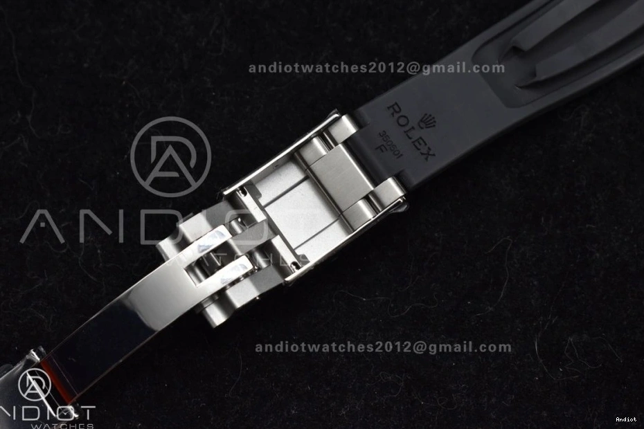 on Black Daytona Diamonds Best Edition Rubber 116519 Oysterflex Dial SA4130 BTF 1:1 Strap 1126